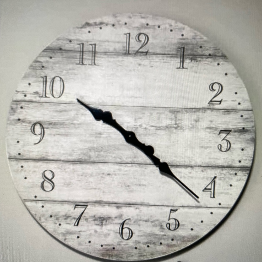 Clock - Large in Size ( Farmhouse Style)